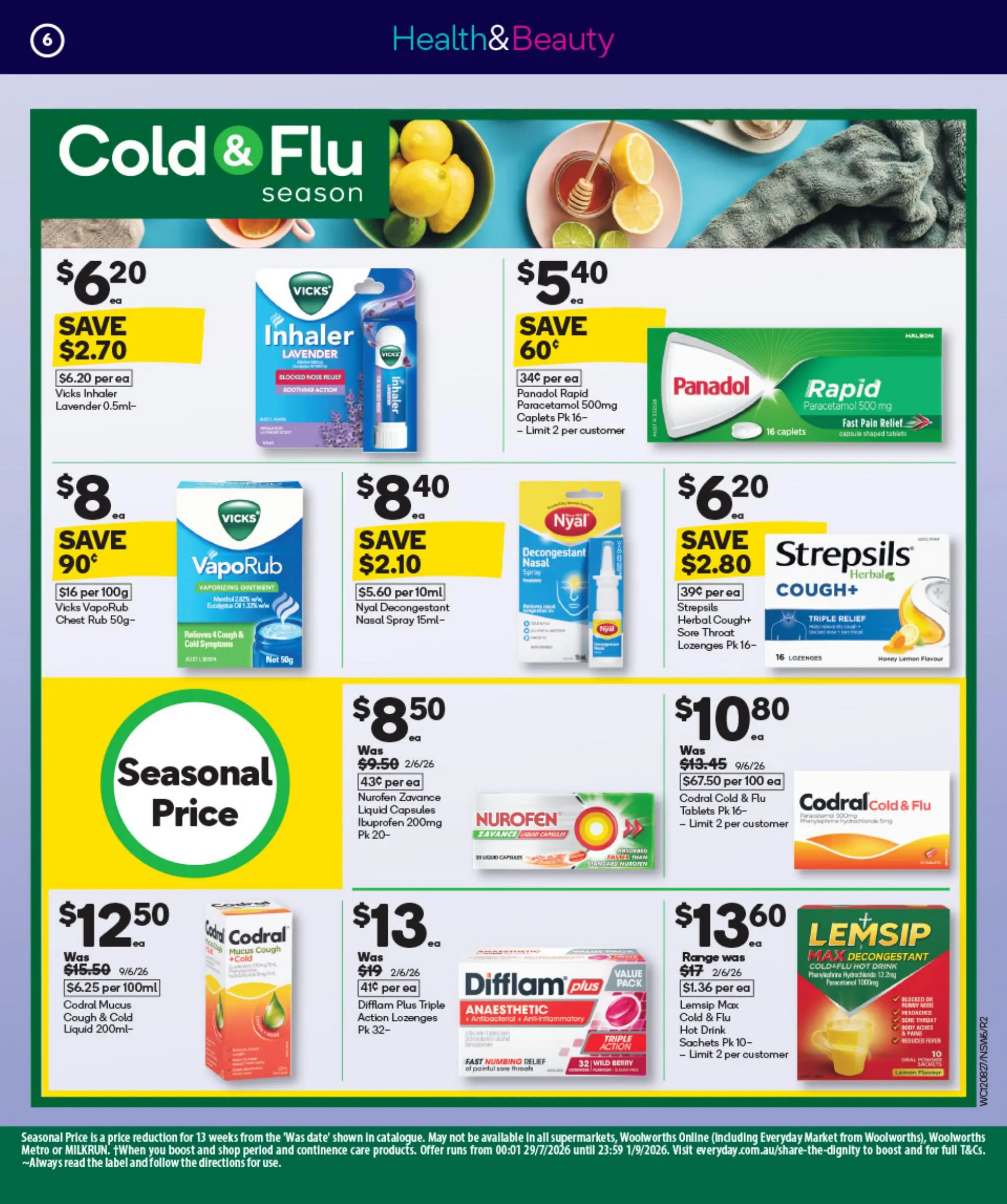 Woolworths Winter Health & Beauty Catalogue NSW — page 7